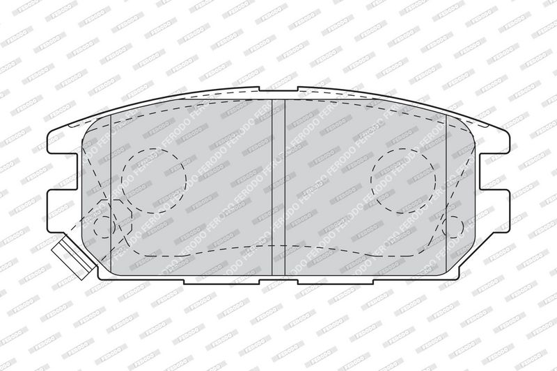 FERODO Plaquettes de frein à disque FDB1507