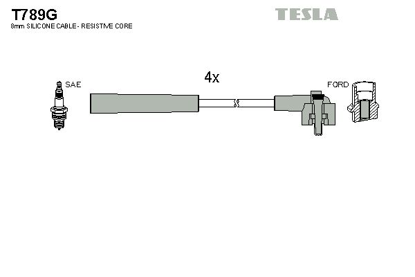 Комплект електропроводки TESLA