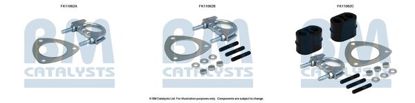 BM CATALYSTS Mounting Kit, soot/particulate filter FK11062