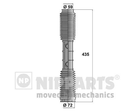 NIPPARTS gumiharang készlet, kormányzás N2844027