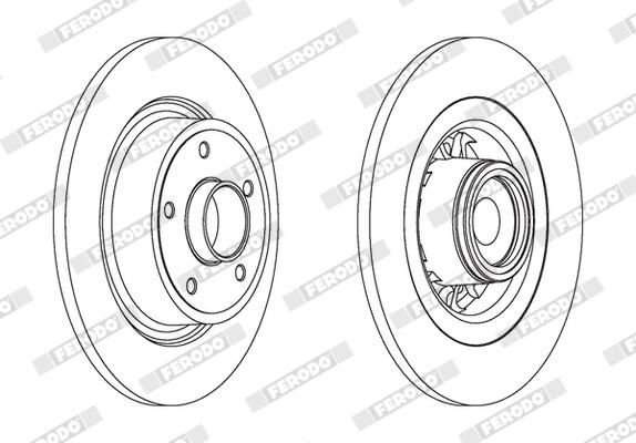Brzdový kotouč DDF1569-1