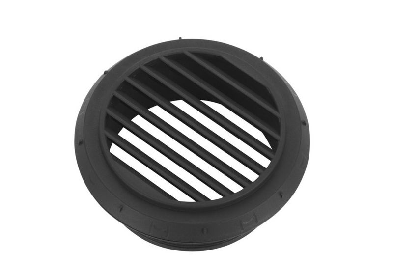 Canal de aer WEBASTO Air-outlet D90 45 degrees, black, bag 1320709A