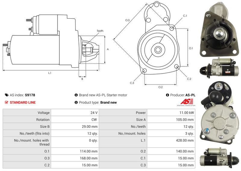 AS-PL S9178 Starter