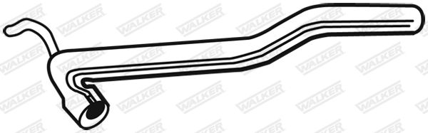 WALKER 09971 Exhaust Pipe