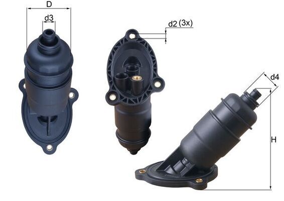 KNECHT hidraulikus szűrő, automatikus váltó HX 155