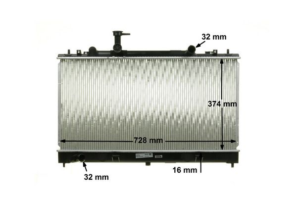 MAHLE CR 1021 000S Radiator, engine cooling