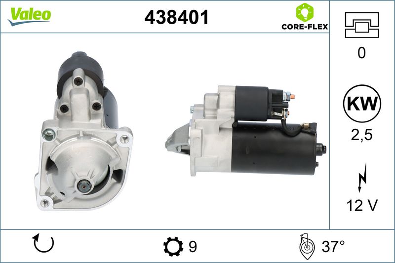 VALEO Startmotor / Starter 438401