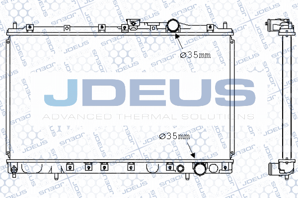 JDEUS hűtő, motorhűtés 018M08