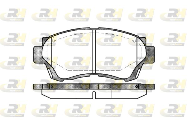 Комплект тормозных колодок на Camry, Celica