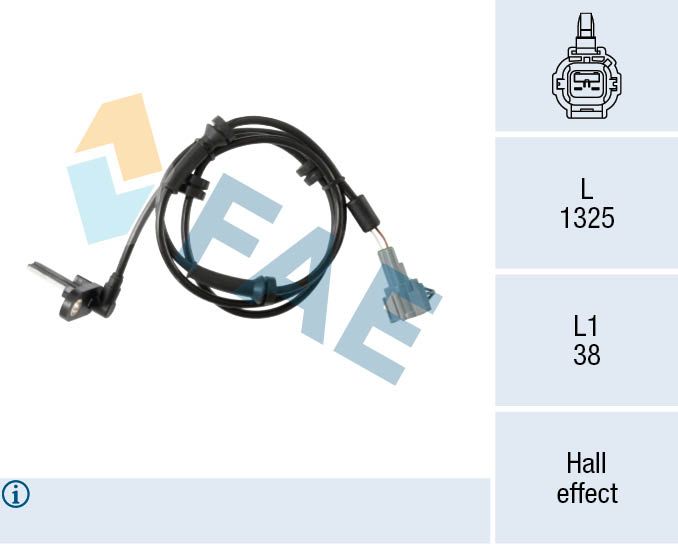 FAE érzékelő, kerékfordulatszám 78727