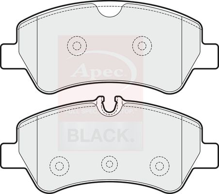 APEC Brake Pad Set, disc brake PAD1931B