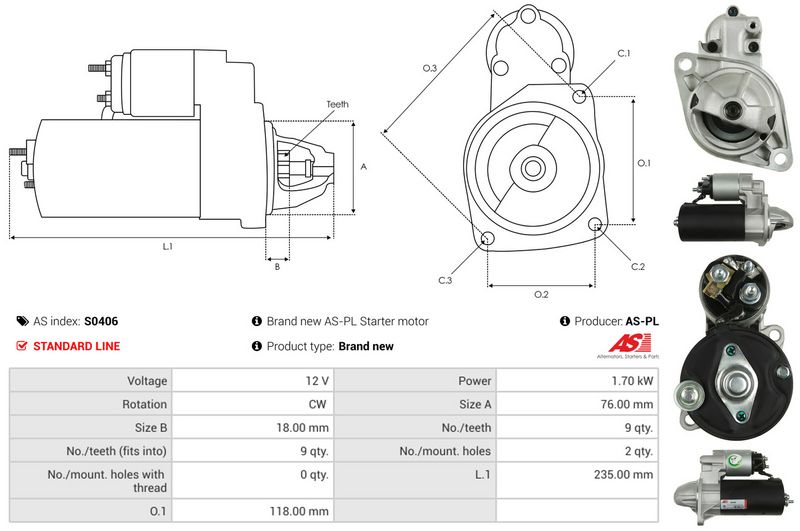 AS-PL S0406 Starter