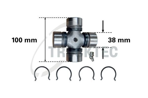 TRUCKTEC AUTOMOTIVE 01.34.010 - Joint, propshaft