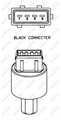 NRF 38927 Pressure Switch, air conditioning