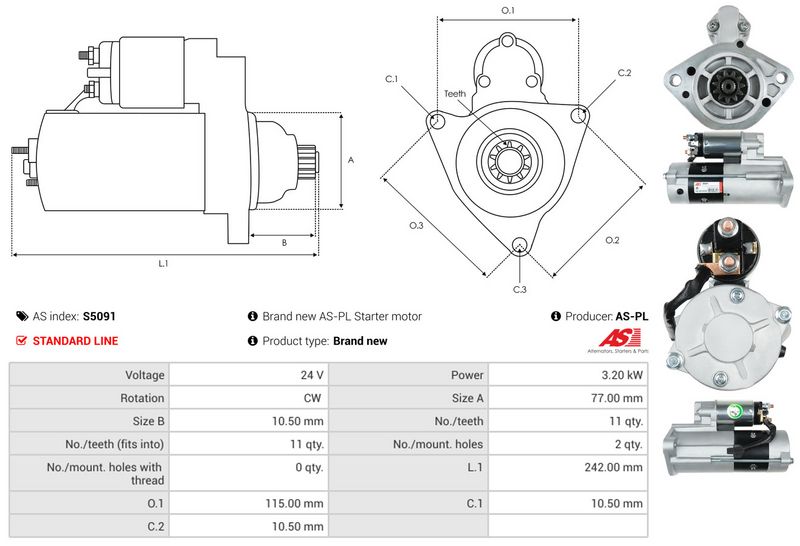 AS-PL S5091 Starter