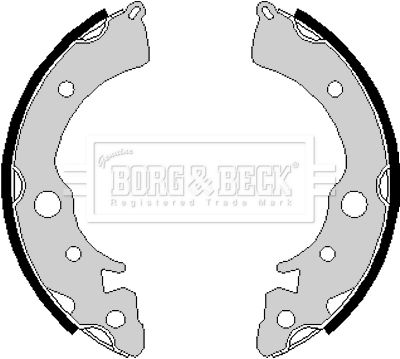 BORG & BECK fékpofakészlet BBS6164