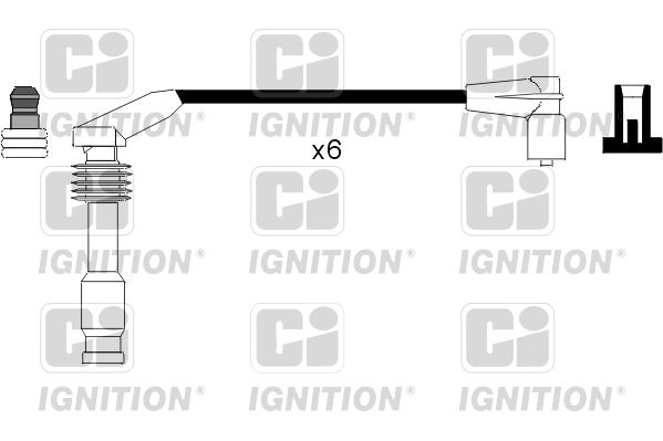 QUINTON HAZELL gyújtókábelkészlet XC670