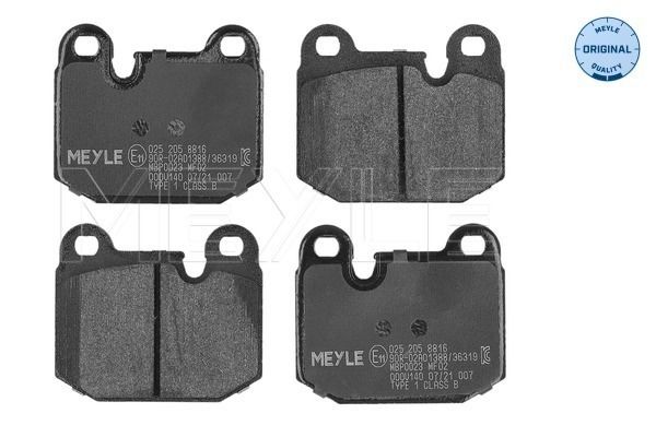 Meyle 025 205 8816 Brake Pad Set, disc brake