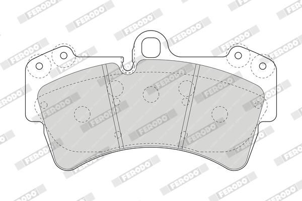 FERODO FDB1626 Brake Pad Set, disc brake