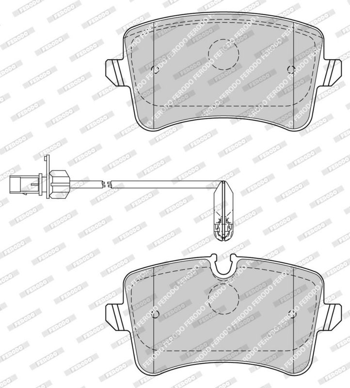 FERODO Plaquettes de frein à disque FDB4410