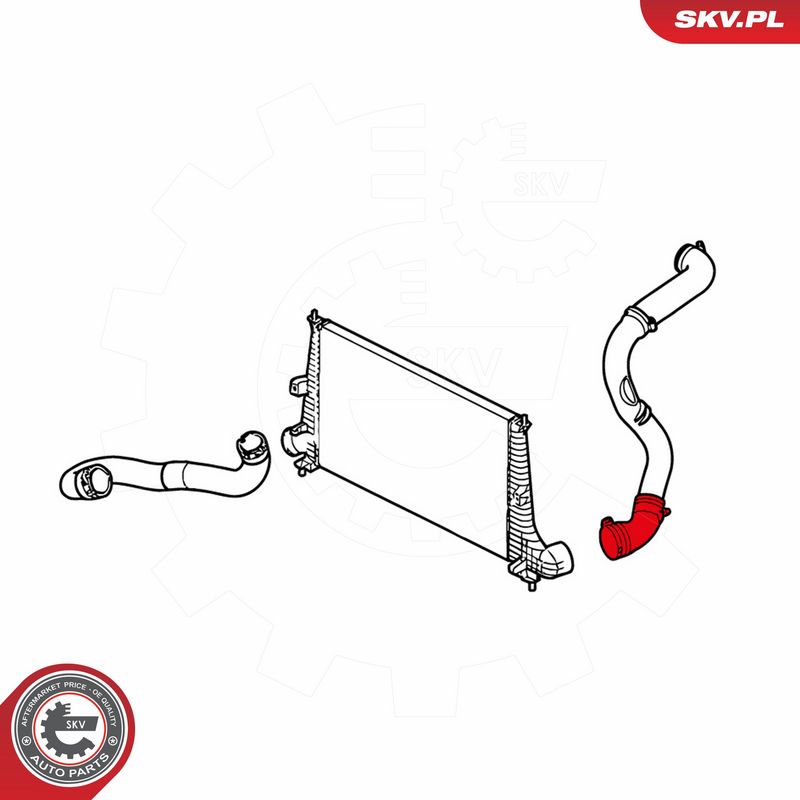 ESEN SKV 24SKV813 Charge Air Hose