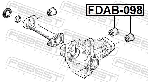 FEBEST FDAB-098 Mounting, differential