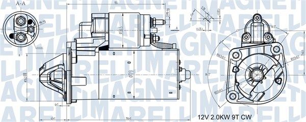 Стартер, Magneti Marelli 063721408010