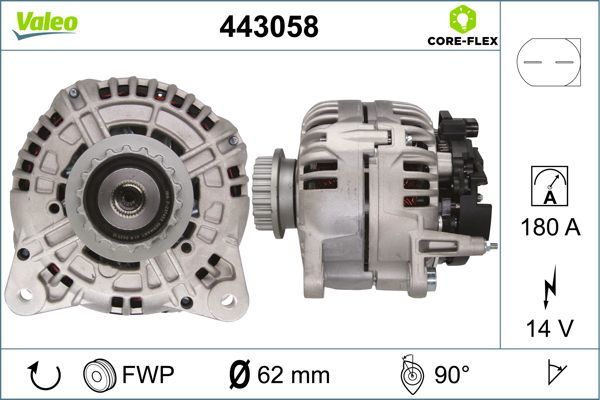 VALEO Dynamo / Alternator 443058