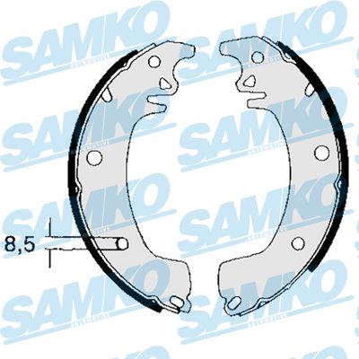 Комплект гальмівних колодок, Samko 83130