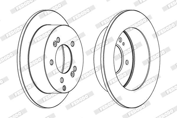FERODO DDF1447 Brake Disc