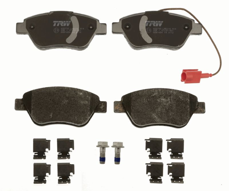 TRW GDB1654 Brake Pad Set, disc brake