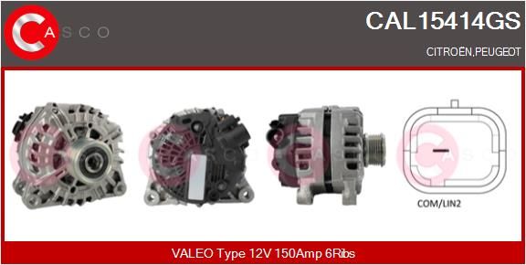 Генератор, Casco CAL15414GS