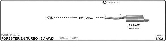 Sistema de gases de escape
