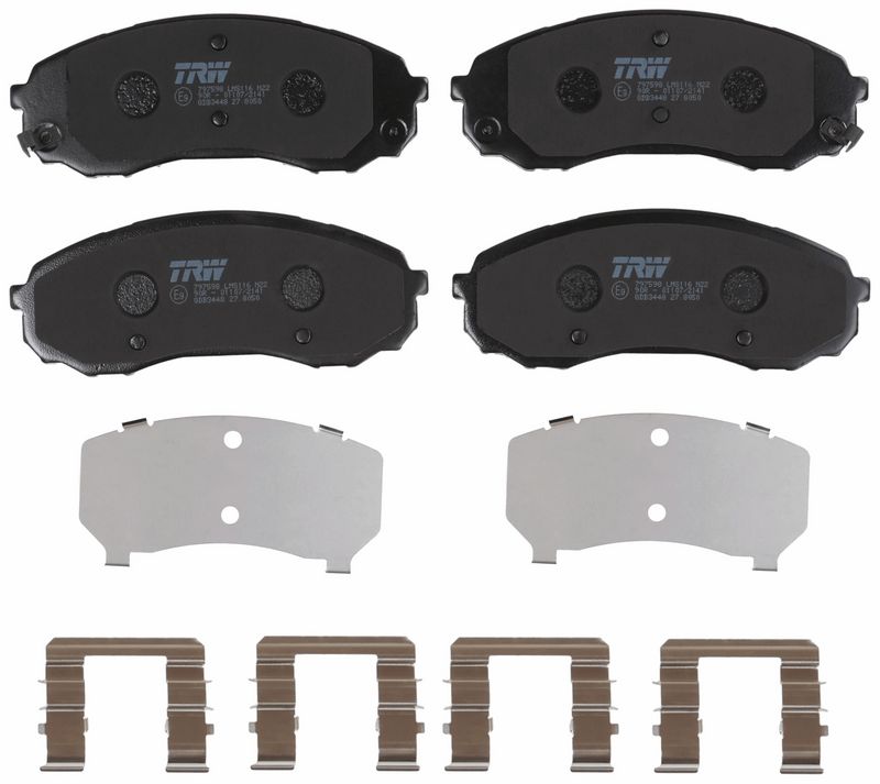 TRW GDB3448 Brake Pad Set, disc brake
