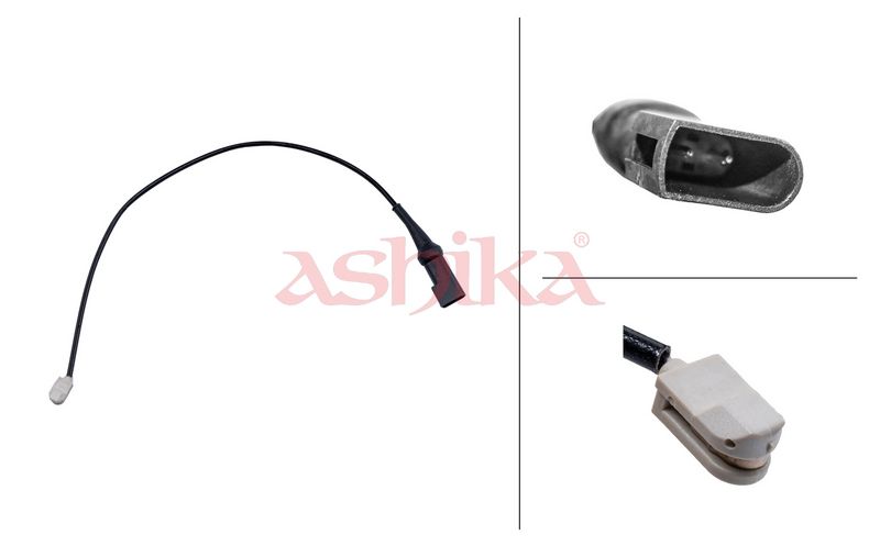 ASHIKA Įspėjimo kontaktas, stabdžių trinkelių susidėvėjimas