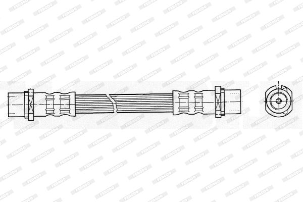 Гальмівний шланг, Ferodo FHY2239