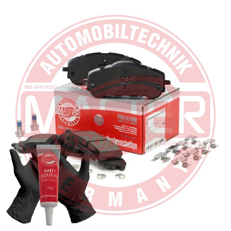 set placute frana,frana disc MASTER SPORT 13046038702N-SET-MS