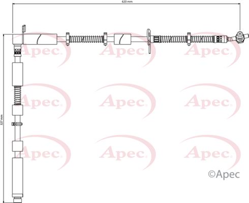 APEC Brake Hose HOS4174