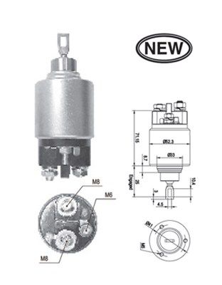 MAGNETI MARELLI втягивающее реле стартера Mercedes 1,8-2,3 W202/210 Volkswagen LT 2,3 96-