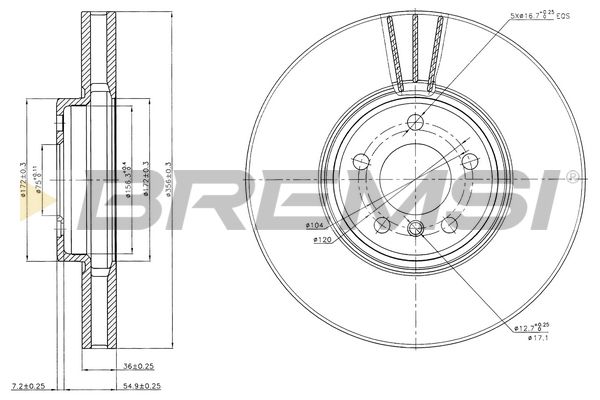 This part match OEM code: 34116756847