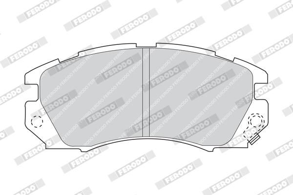 FERODO FDB948 Brake Pad Set, disc brake