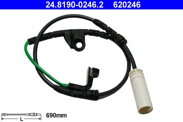 Senzor de avertizare,uzura placute de frana 24.8190-0246.2 ATE