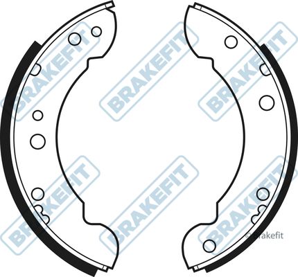 APEC Brake Shoe Set BSH1087