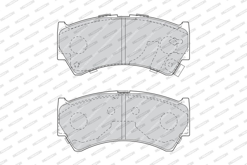 FERODO Plaquettes de frein à disque FDB1551