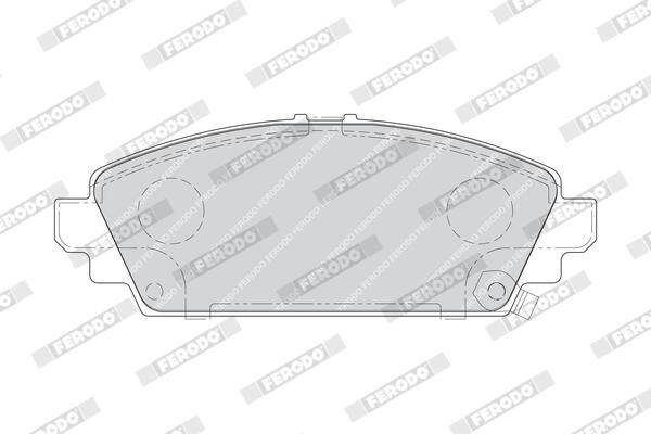 FERODO FDB1601 Brake Pad Set, disc brake