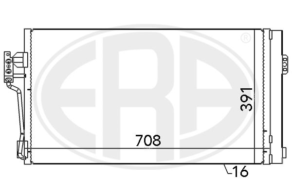 Конденсатор, система кондиціонування повітря, Era 667064