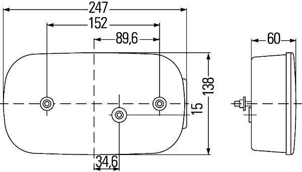 Zadní světlo 2VB 998 232-231