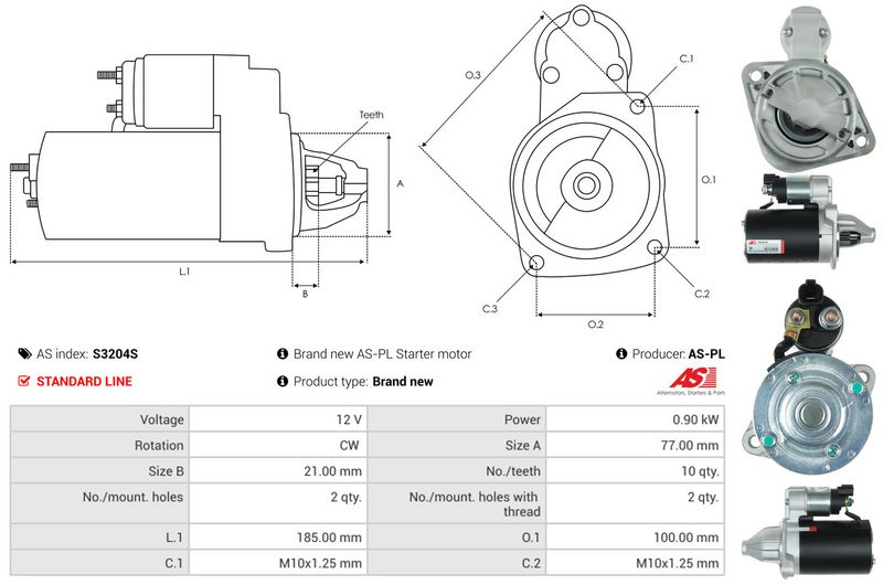 AS-PL S3204S Starter