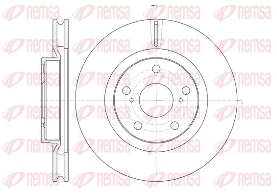 Гальмівний диск, Remsa 61259.10