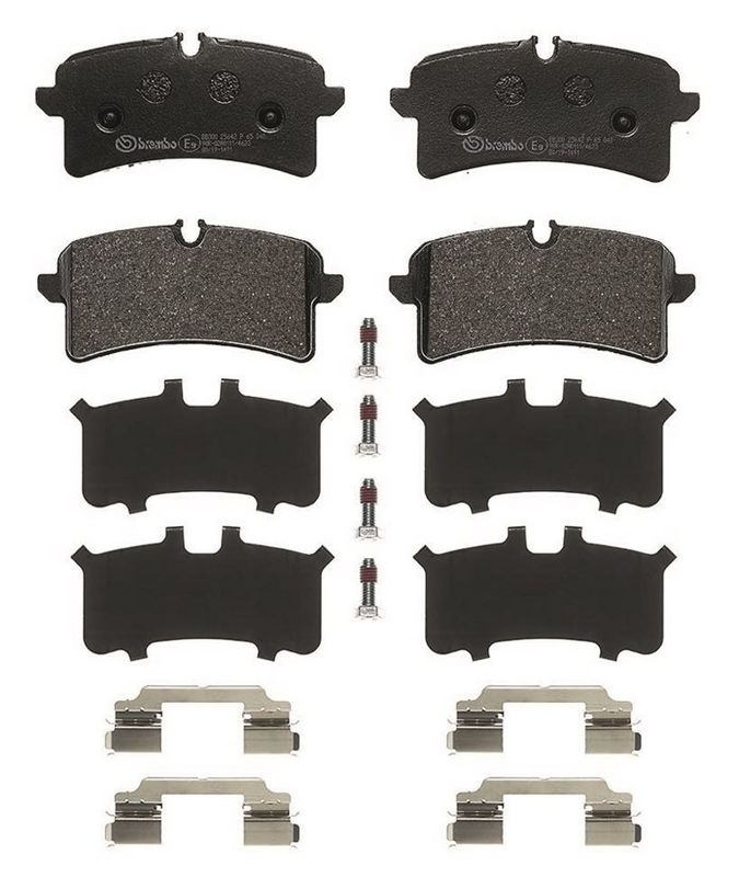 комплект спирачно феродо, дискови спирачки BREMBO